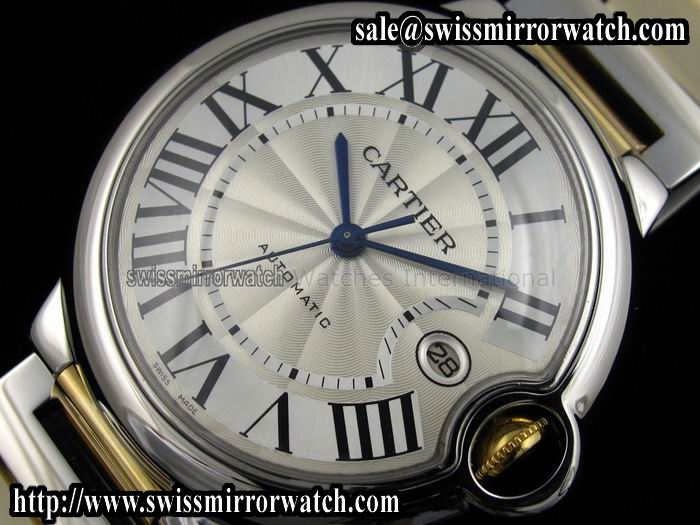 Cartier Ballon Bleu TT on Bracelet ETA2824 Watches