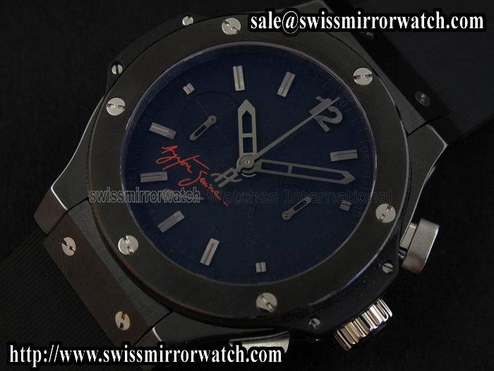 Hublot Big Bang Aryton Senna All Black Full Ceramic Replica Watches