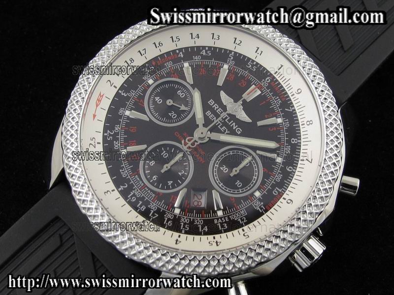 Breitling Bentley Motors 2009 SS Brown Dial on Black Rubber Stra