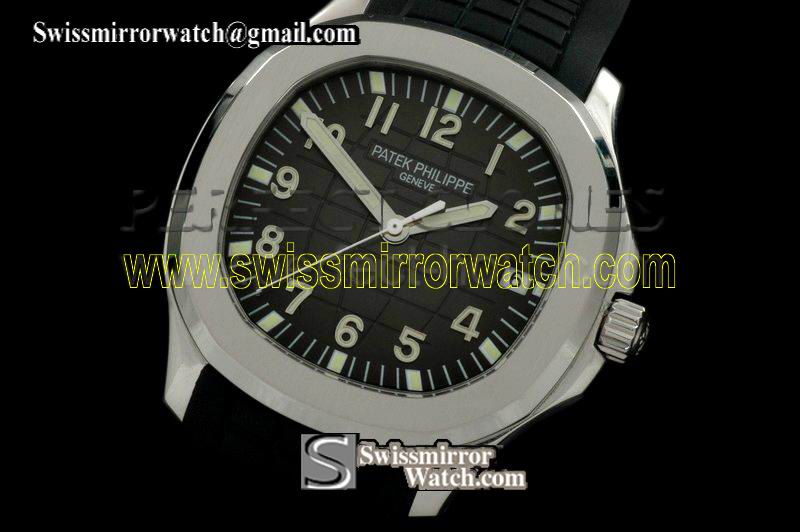 Patek philippe Aquanaut Jumbo V2 Auto SS/RU Black Swiss Eta 2824-2 Replica Watches