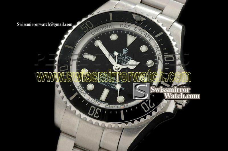 Rolex Deep Sea Dweller SS Blk Asia 3135 Watches