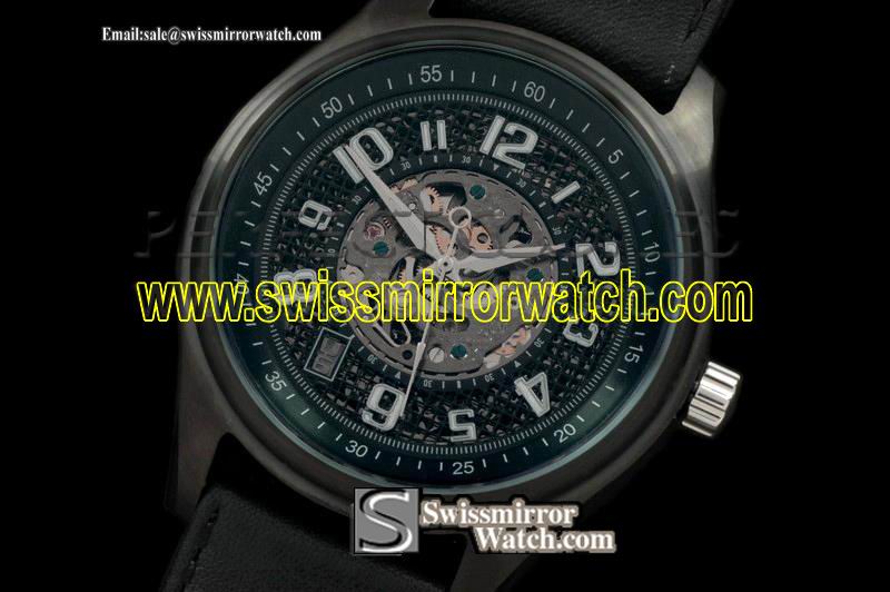 Jaeger Lecoultre Amvox Big Date PVD/LE Black Asian 2813 21J Replica Watches