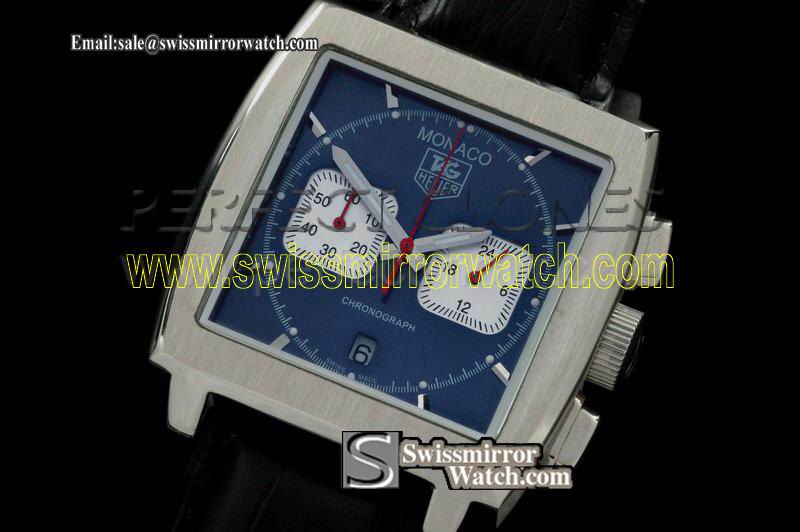 Tag Heuer Monaco Classic SS/LE Blue Jap Quartz Chrono Replica Watches