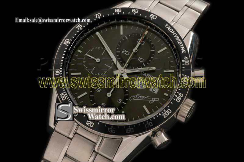 Tag Heuer Carrera JM Fangio Limited Ed SS/SS Grey Swiss 7750 Replica Watches