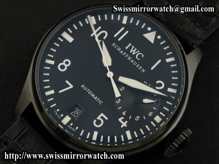 IWC Big Pilot 1st Edition PVD Black (Updated Hands) Replica Watches