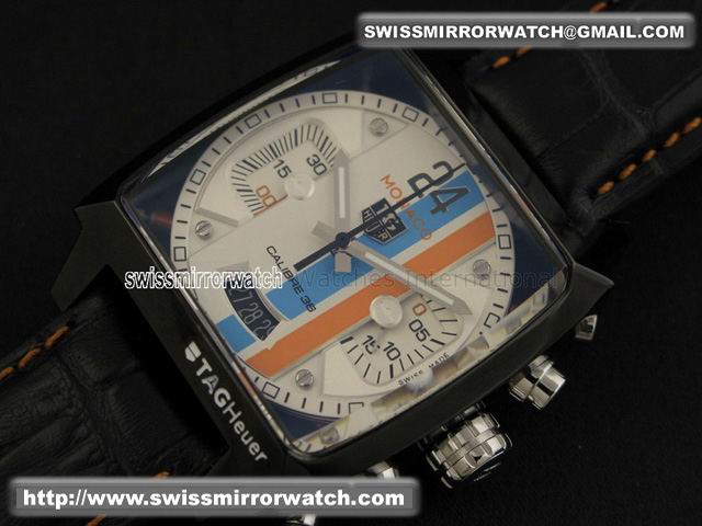 Tag Heuer Monaco Concept 24 PVD White Dial Replica Watches