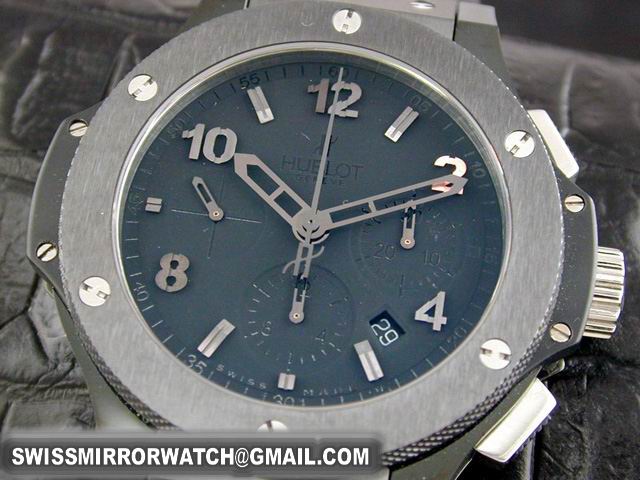 Hublot Big Bang Hour Glass Limted Ed PVD/Ceramic Bez A7750 Replica Watches