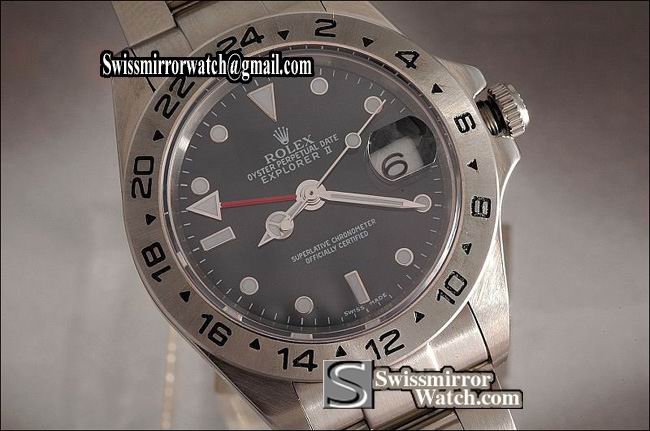 Rolex Explorer II SS Black Swiss Eta 2836-2 Watches