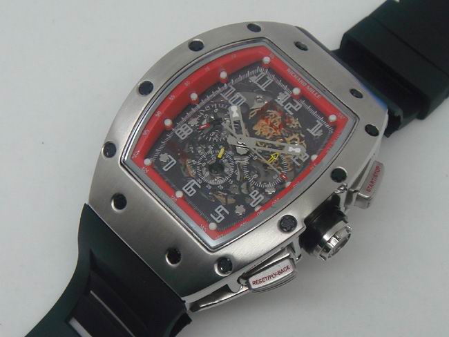 Richard Mille RM011 Philippe Massa SS/Red Asia 2813 21J Replica Watches