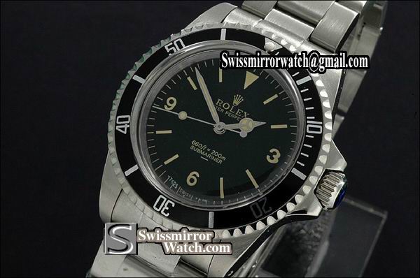 Rolex Submariner SS Vintage Black Dial (5513) Swiss Eta 2836-2