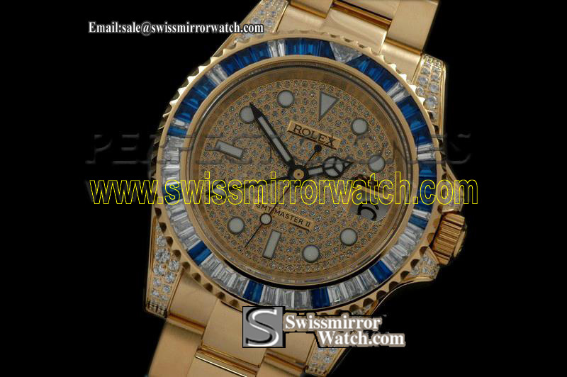 Rolex Gmt Master 50th Anniversary Diamond Swiss Eta 2836 Watches